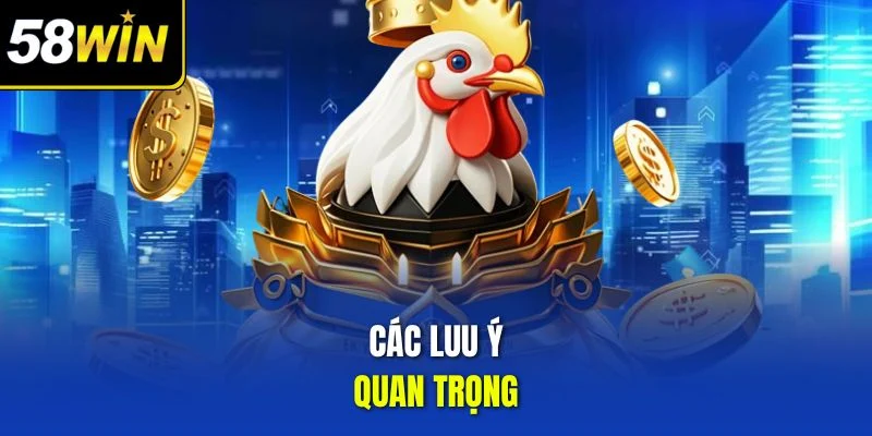 Các luu ý quan trọng
